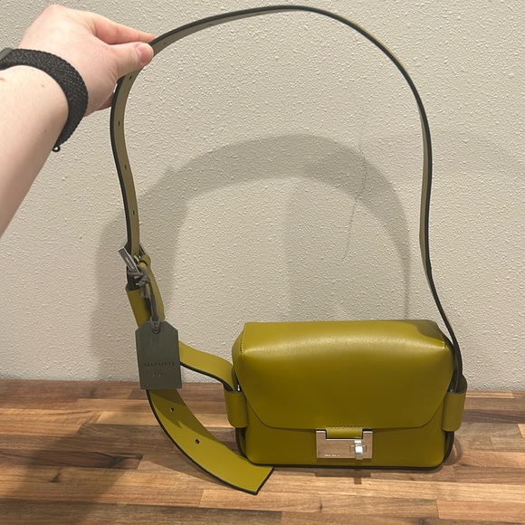 All Saints Frankie 3-in-1 leather crossbody bag - Picture 4 of 16